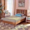 Baxton Studio Kuro Modern and Contemporary Walnut Brown Finished Wood Twin Size Platform Bed 184-11100-11158-Zoro - alternate 3